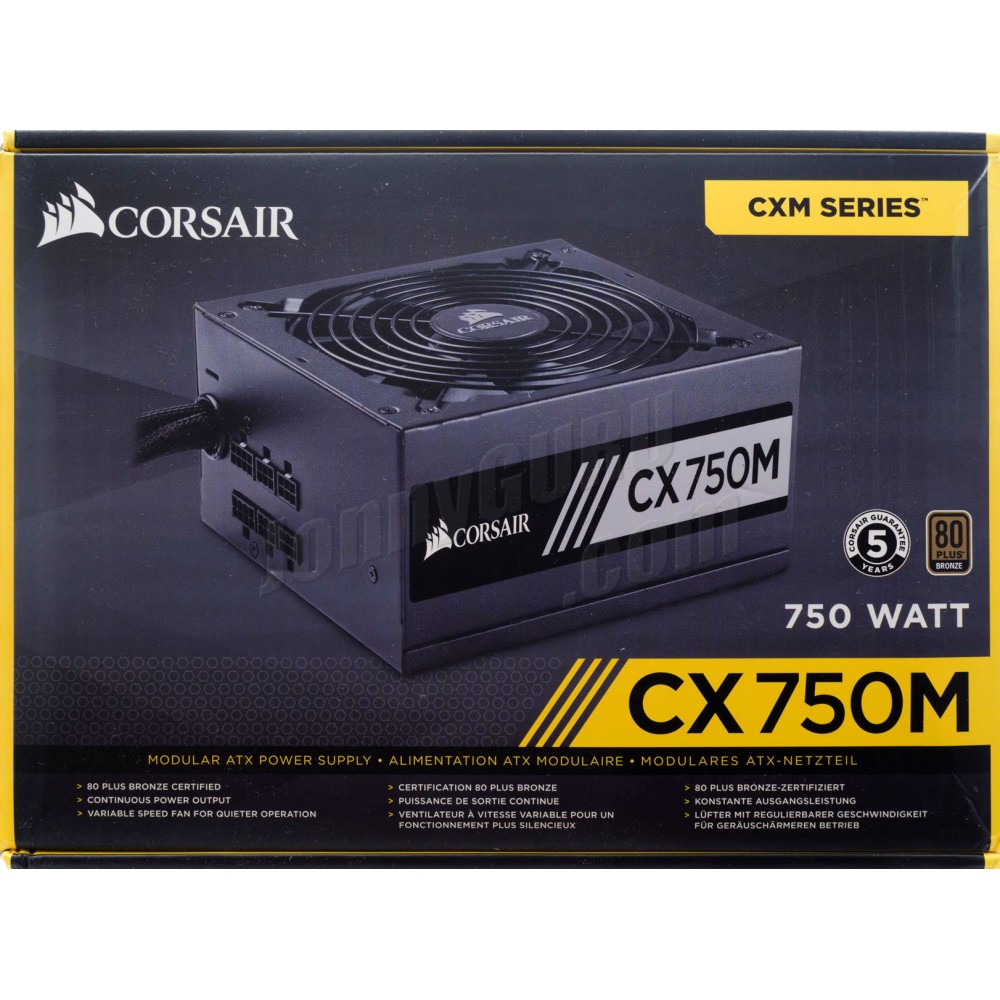 Corsair CX750M Power Supplies