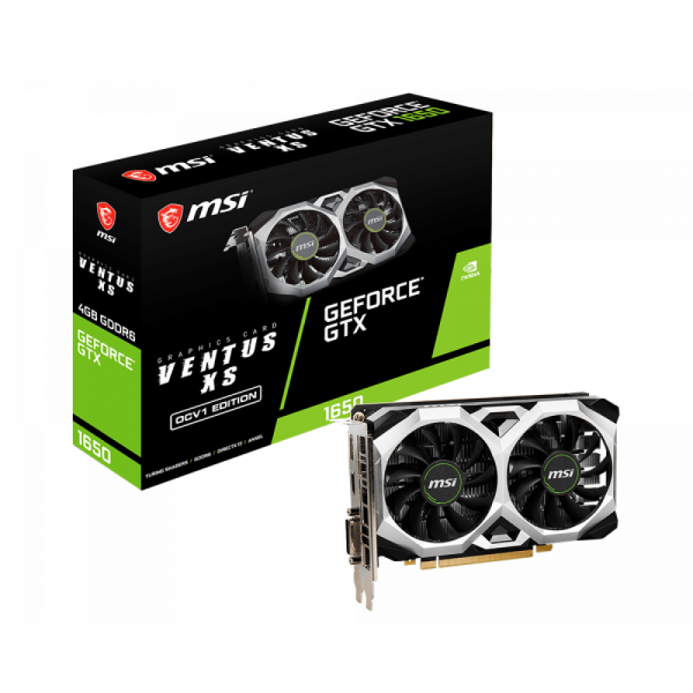 MSI GeForce GTX 1650 D6 VENTUS XS OCV1 Graphic Card