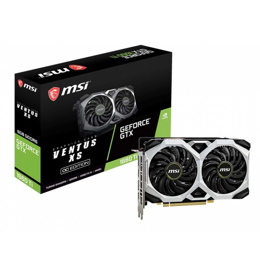 MSI GeForce GTX 1660Ti Ventus XS 6G OC Graphic Card