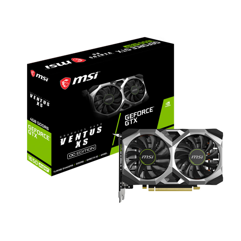 MSI GeForce GTX 1650 Super Ventus XS OC 4GB Graphic Card