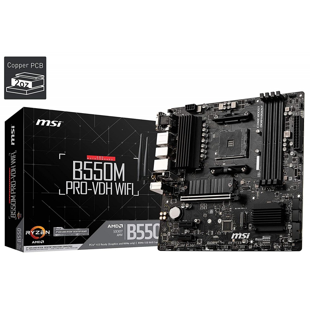 MSI B550M PRO-VDH WIFI Motherboard